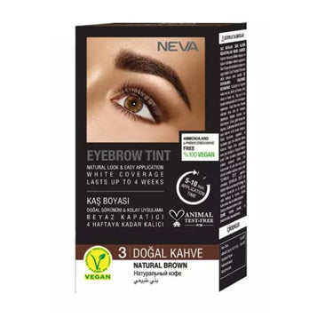 Neva Eyebrow Tint – 3 - Dark Brown - ANNS BEAUTY SUPPLY